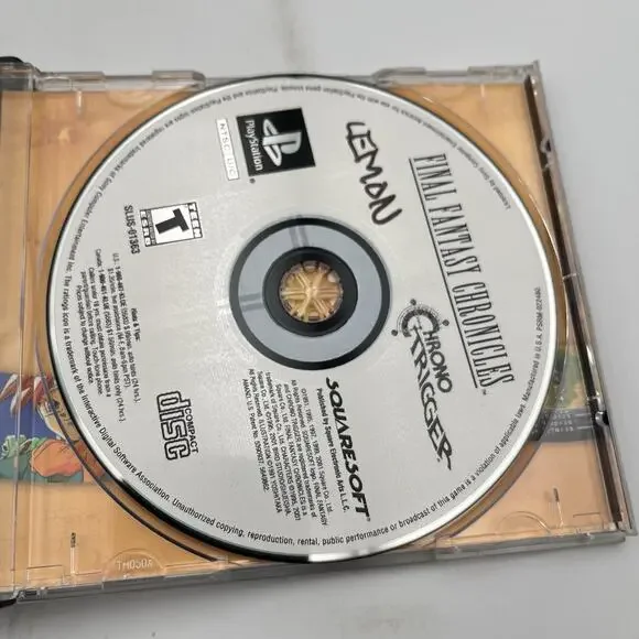Final Fantasy Chronicles Black Label Playstation 1 PS1 CIB Complete Tested